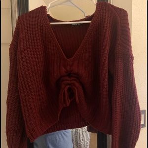 Selling burgundy sweater